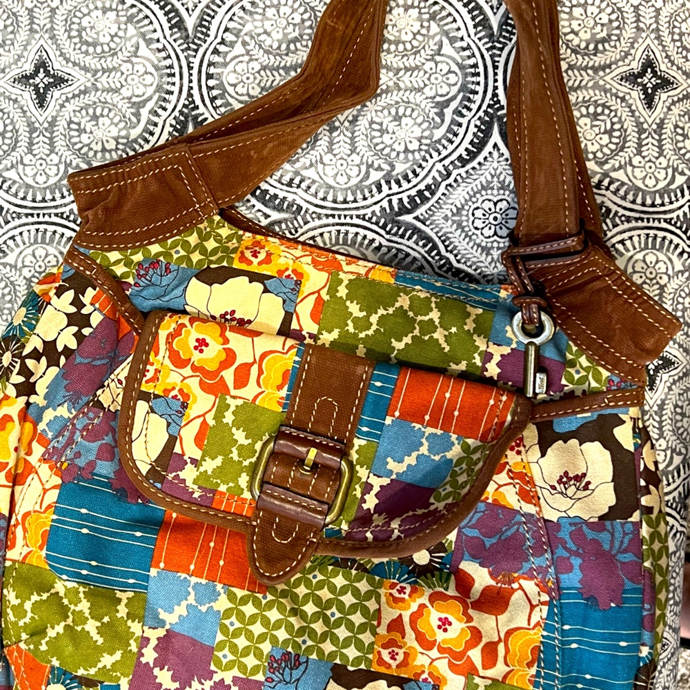 Large Fossil Hobo bag EUC
